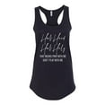 thumbnail image 2 of Half Hood Half Holy Pray With Me Ladies Racerback Tank Top, Black, Small, 2 of 3
