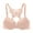 Beige, variant on 2 Packs Women's Bra Y Shape Back Ultra Gather Butterfly Lace Glossy Underwear