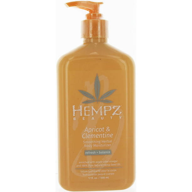 Hempz Beauty Apricot & Clementine Smoothing Herbal Body Moisturizer 17 fl  oz - Walmart.com