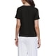 thumbnail image 3 of INSPIRAR CHIC Tops de Cuello de Tweed para Mujeres 2026 Blusa Elegante de Manga Corta de Verano XS Negra, 3 of 6