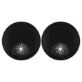 thumbnail image 1 of MasteelfCA 2 PCS 60mm Computer Desk Cable Coil Out Hole Covers Brushed Texture Desktop Threading Box Wiring Ducts Covers for Home Office (Black), 1 of 8