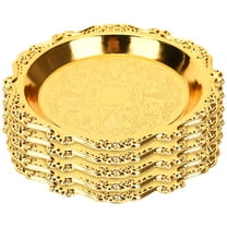 TABLZONE Stainless Steel Snack Plate Home Decoration 6Pcs