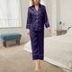thumbnail image 2 of Gibobby Conjunto pijama mujer invierno Pijamas para mujer, conjunto de pijamas para mujer, pijamas de talla grande para mujer, tirantes de encaje para mujer(Azul oscuro,XL), 2 of 4