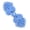 Sky blue, variant on Chinese Knot Button Cardigan Buttons Knot Fastener Tang Suit Invitation Box Clothing Accessory