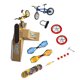 thumbnail image 2 of Ounissouiy 1 Juego de Mini Scooter de juguete, Scooter de ruedas, juguetes educativos para niños, Scooter de dedo, diapasón de bicicleta, monopatín Juguetes CDH-4B Ounissouiy FN000289-05B, 2 of 6