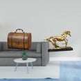 thumbnail image 2 of Joyero vintage de madera con figura de caballo, pieza de colección, adorno decorativo para escritorio y sala de estar., 2 of 7