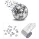 thumbnail image 4 of 1464 Uds./rollo autoadhesivo Mini cuadrado de vidrio decorativo artesanal mosaico azulejos pegatinas de espejo de fiesta extraíbles pegatina de vidrio impermeable DIY hecho a mano, 4 of 5
