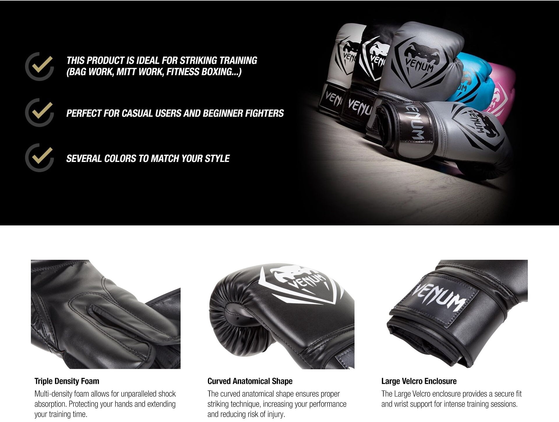 Venum Contender Boxing Gloves