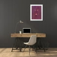 thumbnail image 3 of Pazan, Tony 24x32 White Modern Wood Framed Museum Art Print Titled - Mask, 3 of 4