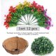 thumbnail image 3 of Set de flores artificiales para exteriores con cesta colgante Hananona 2, 3 of 9