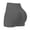 Dark Gray, variant on Womens Yoga Shorts High Waist Compression Solid Print Gym Shorts Lifting Stretchy for Sporty Wear Dark Gray L