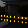 thumbnail image 7 of Merrynights Solar Candles Outdoor Waterproof, Rechargeable Candles, Solar Powered Flameless Candles for Outdoor, Lanterns, Sensor Only, Dusk to Dawn, Set of 2, 7 of 7