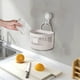 thumbnail image 4 of Cesta de almacenamiento colgante multiusos | Organizador de plástico para cocina, baño, mesita de noche: material PET, resistente al desgarro, soporte de cebolleta, jengibre y ajo, mango resistente,, 4 of 6