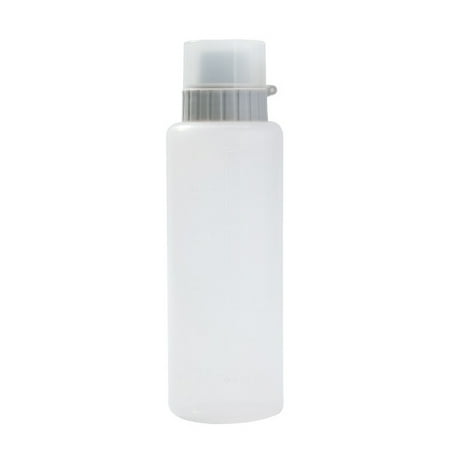 

Nitouy 1Pc 5 Hole Squeeze Condiment Bottles with Scale Ketchup Salad Cruet Cans (Grey)