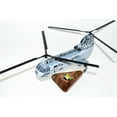 thumbnail image 4 of HMM-262 Flying Tigers CH-46 model, 1/38 (14") Scale, Mahogany, Phrog, 4 of 7