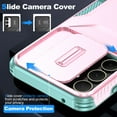 thumbnail image 2 of for Samsung Galaxy A55 Rugged Case with Camera Lens Sliding Cover, Heavy Duty PC Protective Shockproof Cover with Slide Camera Cover Upgraded Drop Resistant Case for Samsung Galaxy A55, Pink, 2 of 6