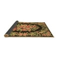 thumbnail image 2 of Ahgly Company Indoor Round Medallion Brown French Area Rugs, 3' Round, 2 of 4