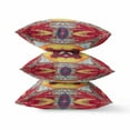 thumbnail image 2 of 20"x20" Yellow Red Magenta Green Zippered Broadcloth Geometric Throw Pillow, 2 of 3