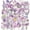 111#, variant on KARDLURY 100PCS Scrapbook Flower Stickers for Adults Junk Journal Craft Supplies
