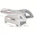thumbnail image 4 of HLONK Stainless Steel Manual Chip Cutter - Versatile Potato & Vegetable Slicer with Replaceable Blades  Essential Kitchen Gadget zzz, 4 of 7