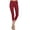 Burgundy, variant on Women's Stretch Denim Capri Jeggings Pull On High Rise Slim Fit Jean Capris with Pockets