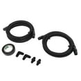 Transmission Cooler Lines Gearbox Cooler Hose Kit Black Anodized