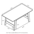thumbnail image 6 of Pemberly Row Engineered Wood Coffee Table in French Oak Gray, 6 of 6
