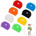thumbnail image 3 of tooloflife 24/32 Pcs Key Cap for Flat Key Types  Half Round Key Caps Head Cover Colorful, 3 of 6