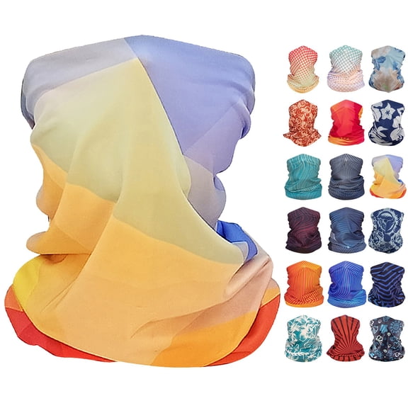 Helii Sun Neck Gaiter Breathable Windproof Scarf Face Cover for Outdoor Sports Hiking Fishing Cycling
