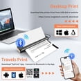 thumbnail image 4 of Portable Wireless Printer Rongta F81 Mobile WiFi Bluetooth, 4 of 8