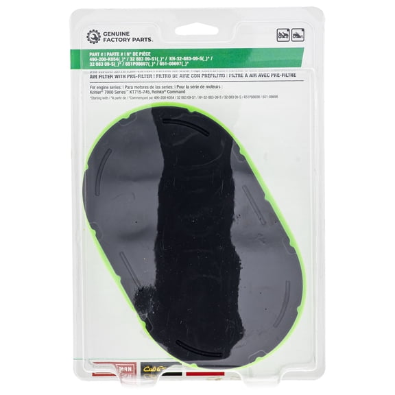 CUB CADET 490-200-F054 Air Filter 7000 Series RZT 50 42 1050 ZTS1 ZT1 XT2 XT1