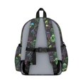 thumbnail image 3 of Mushroom and Rainbow Black Pattern Backpack for School, Cute School Bag with Adjustable Shoulder Straps and Padded Back, 13.4"x11"x4.7", 3 of 5