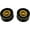 Black/Gold, variant on AxLabs Speed Knobs - 18 Spline (Set of 2)