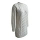 thumbnail image 3 of Suéter Simply Basic Para mujer, talla M con Cuello Alto Hueso, 3 of 4