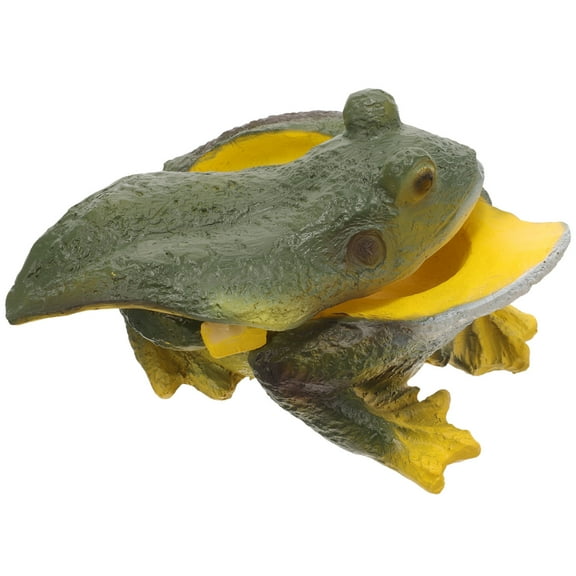 SHINYPASING outdoor key storage box Frog Garden Key Hider Box Lifelike Design 1 Pcs 5.1*3.7*3.1in