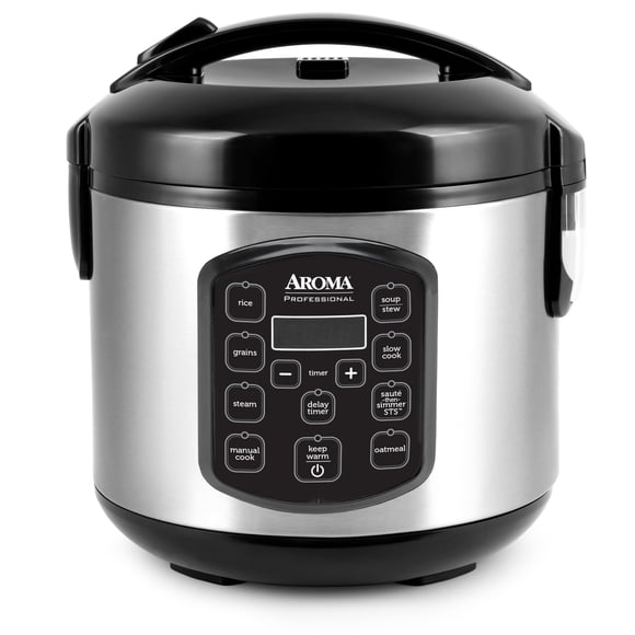 AROMA® Profesional Olla Arrocera y Multicocina Digital para Arroz y Granos de 8 Tazas (Cocidas) / 2 Qt, ARC-984SBD