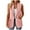 Pink, variant on Lindreshi Winter Vests for Women Women's Fashion Sleeveless Color Casual Jacket Business Small Suit Women Suit Jacket