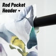 thumbnail image 2 of Country Window Valance for Bedroom, Colorful Leaf Print Kitchen Curtains Valances 18 Inch Length for Laundry Room, Rod Pocket, 1 Piece, 52 x 18, 2 of 6