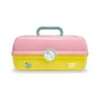 Caboodles On-The-Go Girl Classic Cosmetic Case, Pink/Yellow