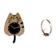 thumbnail image 1 of Adorno De Reloj Con Forma De Gato Y Soporte De Hierro Para Botellas De Vino, Ideal Para La Decoración De La Cocina, La Oficina Y El Hogar. Organizador De Bebidas., 1 of 8