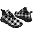 thumbnail image 5 of Uminder Womens Running Shoes Plaid Sneakers Black Shoes Size 5, 5 of 5