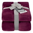 Better Homes & Gardens Luxury Velvet Plush Blanket, King, Purple