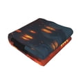 thumbnail image 5 of Halloween Blanket, Halloween Vintage Pumpkin Castle C Fuzzy Comfy Warm Throw Blanket for Couch, Halloween Bedding Plush Flannel Blanket & Throws for Sofa Bed Halloween Bedroom Indoor Decor, 5 of 7
