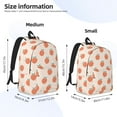thumbnail image 3 of Yiaed Orange Peach Print Backpack, Premium Laptop Backpack, Travel Backpack for Women, Lightweight Backpacks, Comfortable Back Pack-Medium, 3 of 7