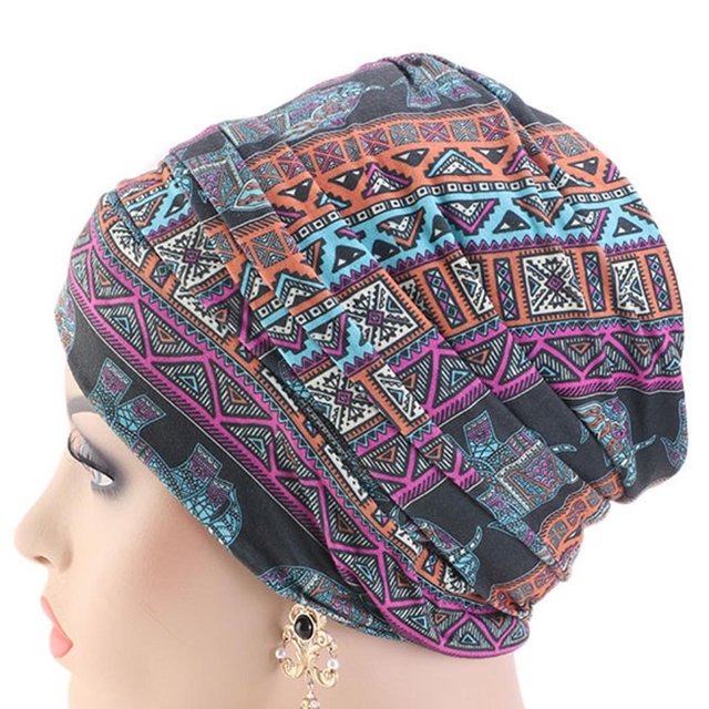 para La Cabeza con Pérdida de Cabello para Mujer, Gorro de Cáncer, Gorro de Quimioterapia, Turbante, para proteger para La Cabeza, Multicolor Yinane Sombrero de turbante de mujer