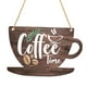 thumbnail image 5 of Señal de la puerta de la barra de café colgante 2d estilo vintage plano creativo rústico con placa de copa de decoración de cuerda para regalos, 5 of 9