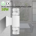 thumbnail image 1 of Matsuzay LED Up Down Light Cilindro 10W Lámpara de pared Aplique Cabeza redonda para sala de estar Café Hotel Corredor Iluminación y accesorios Cálido Matsuzay HA024100-01, 1 of 6