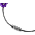 thumbnail image 3 of Finger Sizer Measuring Ring with Numbered Dimensions Tool Removable Plastic Ring for Jewelry Making,Purple, 3 of 5