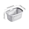 thumbnail image 3 of LEFXSMR Handheld Shower Basket, Reinforced Shower Caddy Portable for Toiletries, Bathroom Caddy for Dorm Gym Beach Swim Camping, White, 3 of 6