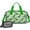 Green Dinosaurs Bones, variant on Women Men Gym Bag,Green Crocodile Rainbow Pattern Small Duffle Bag Spend the Night Bags for Women with Shoes Compartment Washbag,Detachable Shoulder Strap,19.7x8.3x11 Inches